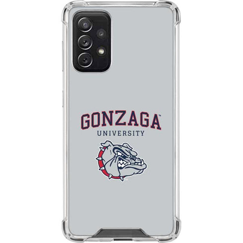 Gonzaga University Collegiate Text Galaxy A72 5G Clear Case